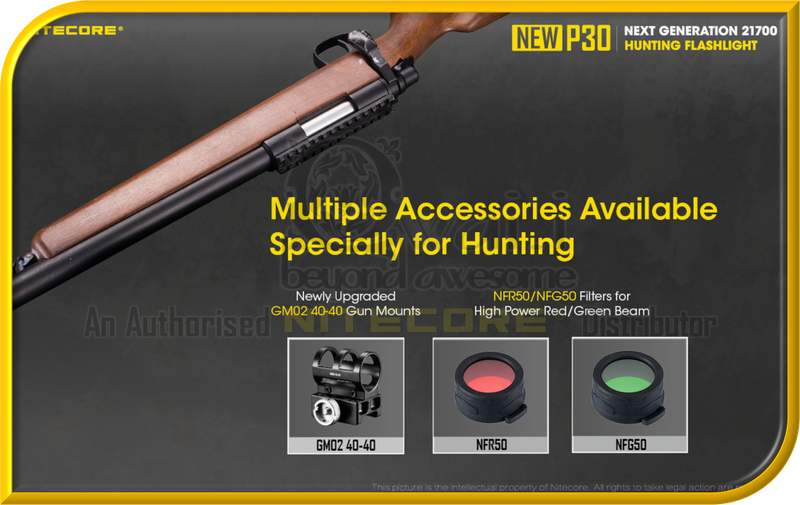 NITECORE P30 Next Generation Hunting Flashlight (1,000 Lumens)