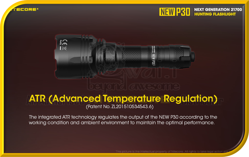 NITECORE P30 Next Generation Hunting Flashlight (1,000 Lumens)