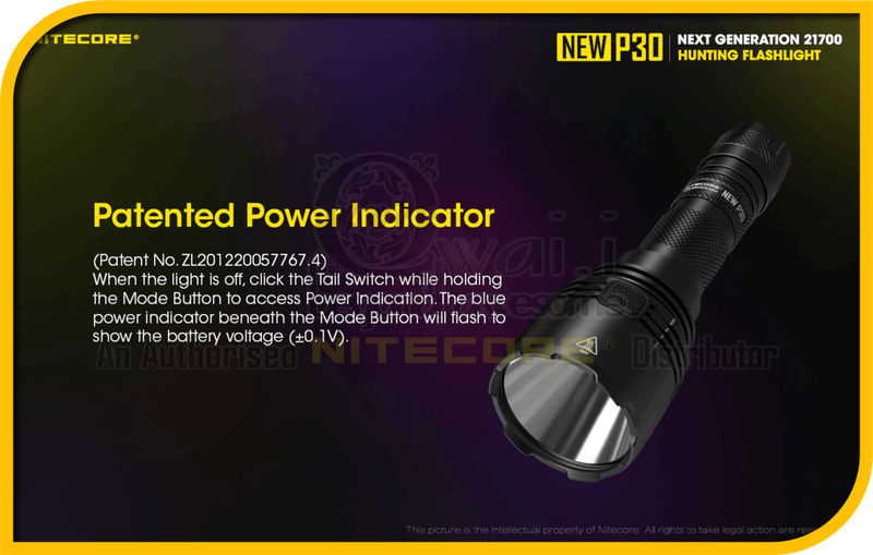 NITECORE P30 Next Generation Hunting Flashlight (1,000 Lumens)