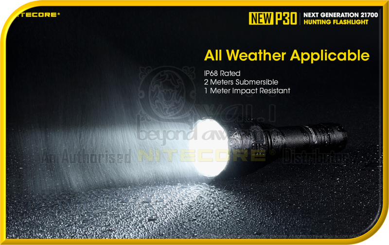 NITECORE P30 Next Generation Hunting Flashlight (1,000 Lumens)
