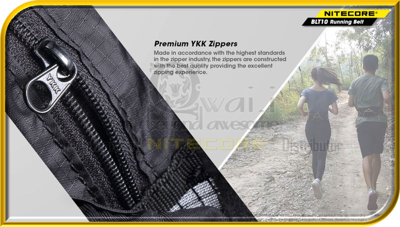 NITECORE UT05 Ultra Lightweight Outdoor Waist Light + NITECORE BLT10  Running Belt