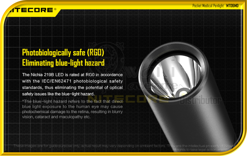 NITECORE MT06MD LED Pocket Medical Penlight (180 Lumens)
