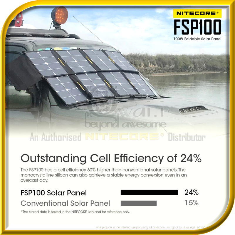 NITECORE FSP100 100W Foldable Solar Panel