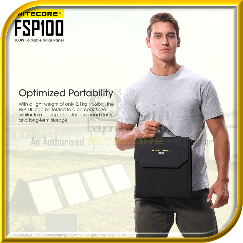 NITECORE FSP100 100W Foldable Solar Panel