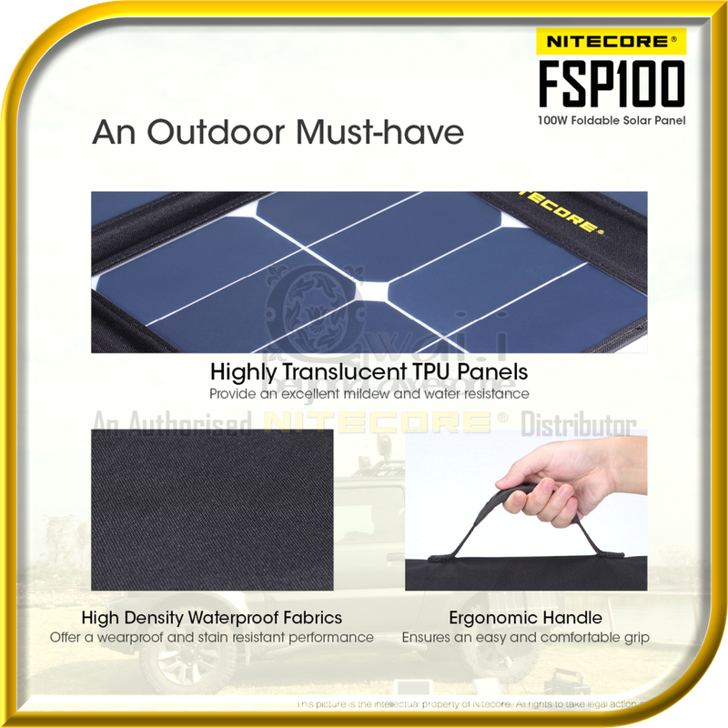NITECORE FSP100 100W Foldable Solar Panel