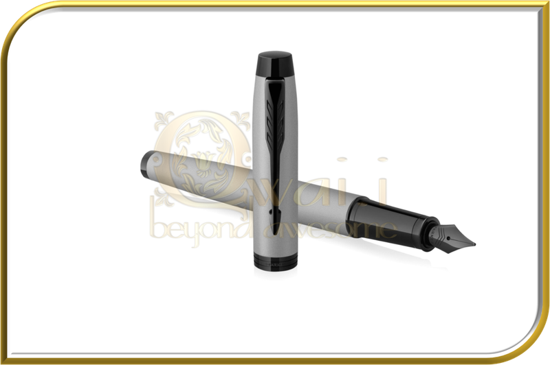 PARKER IM MONOCHROME Fountain Pen - Matt Grey PVD Finish