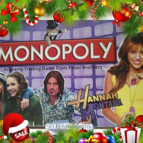 Monopoly Board Game: Hannah Montana - CHRISTMAS SPECIAL