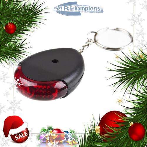 Key Finder Sound Sonic Whistle/Voice Control WaterDrop Black with Key Chain- CHRISTMAS SPECIAL