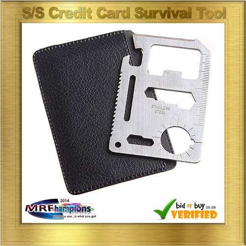 11 in 1 Stainless Steel Credit Card Survival Multi-Tool