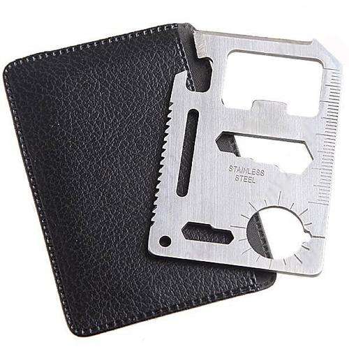 11 in 1 Stainless Steel Credit Card Survival Multi-Tool