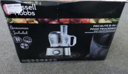 8 IN 1 ELITE FOOD PROCESSOR ** RUSSEL HOBBS
