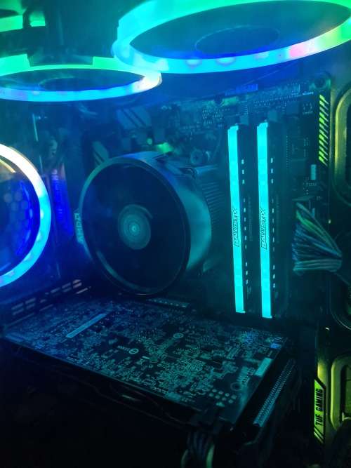 Ryzen 5 1600 with b450-plus and stock cooler