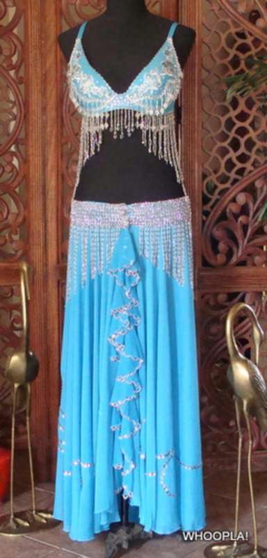BELLY DANCE SKIRT AND BRA SET