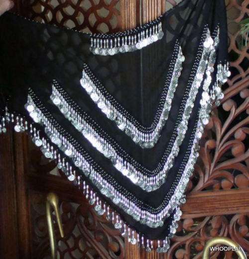 BELLY DANCE EGYPTIAN TRIBAL HIP SCARF