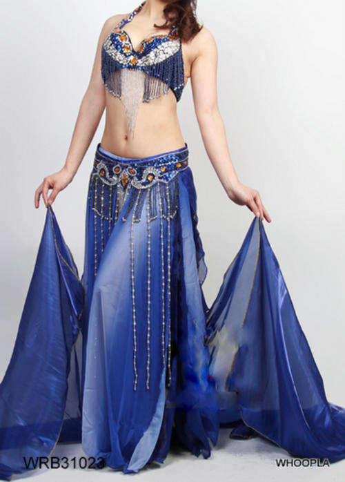 BELLY DANCE PERFORMANCE 3 PIECE OUTFIT (last at cost)