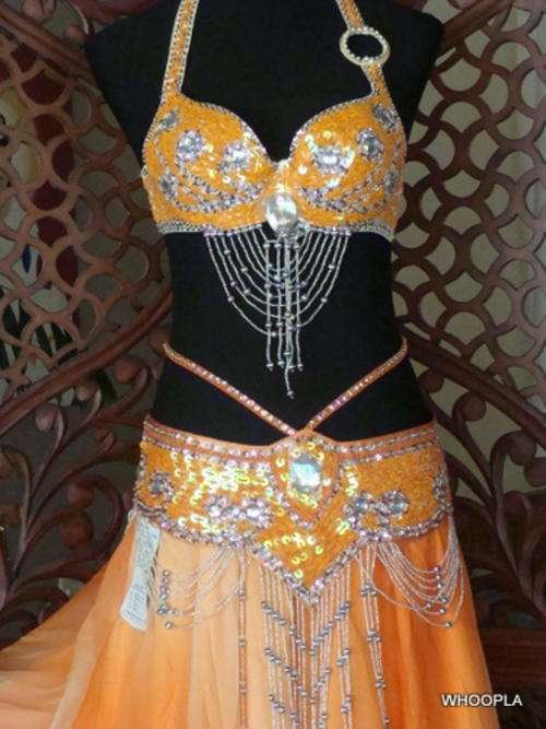 BELLY DANCE BRA AND BELT SET