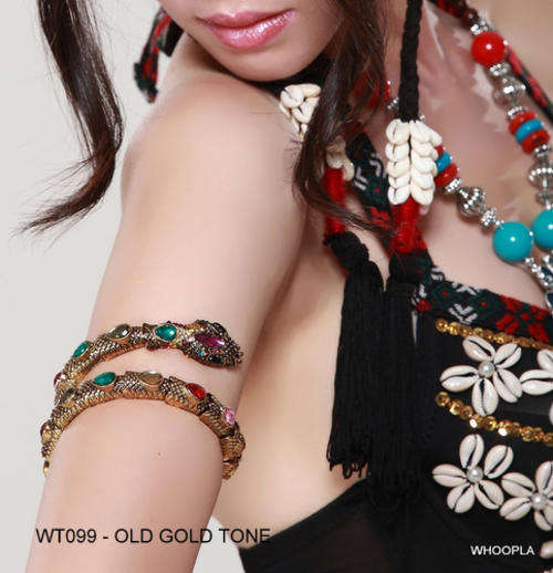 BELLY DANCE SNAKE ARM OR WRIST BRACELET.