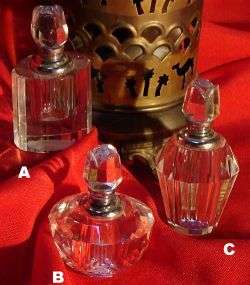 """CHRISTMAS SPECIAL!"" Crystal Perfume Bottles"
