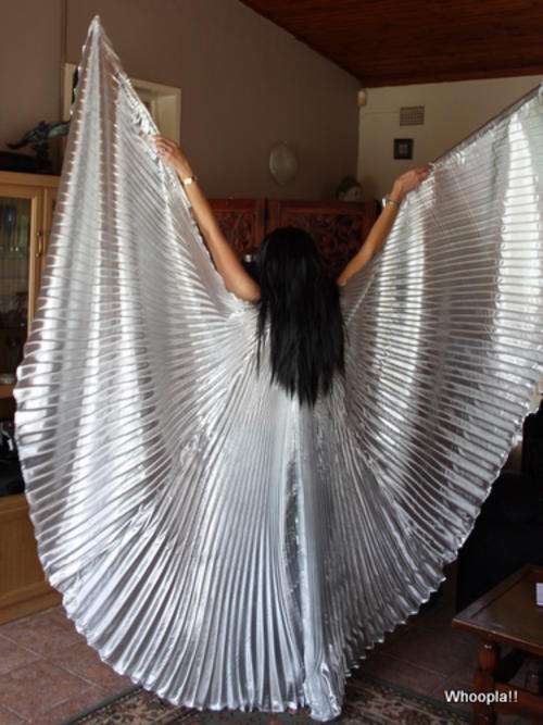 Belly Dance - Silver - "Isis Wings"