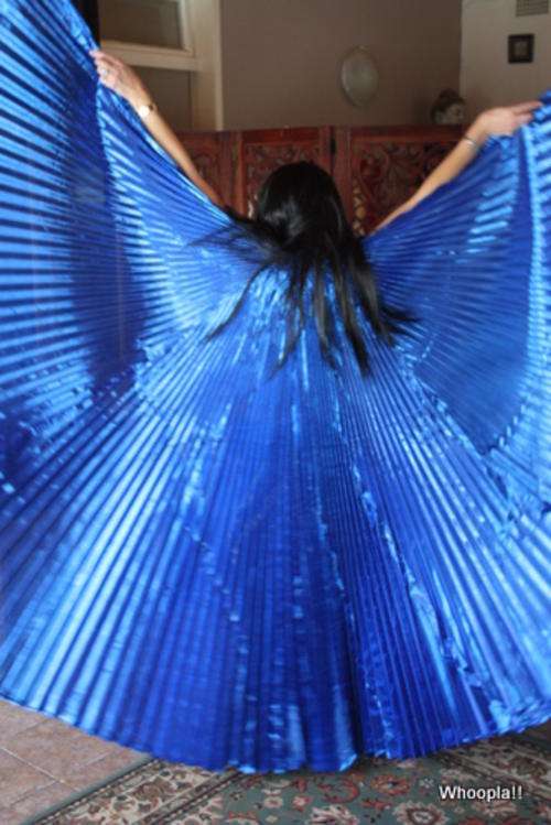 Belly Dance Royal Blue "Isis Wings"