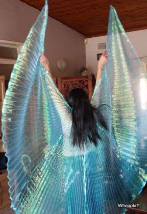 Belly Dance "Mystikal Aqua" Isis Wings