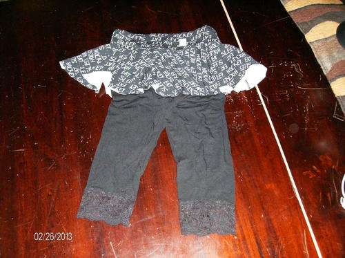 Ski pant with skirt