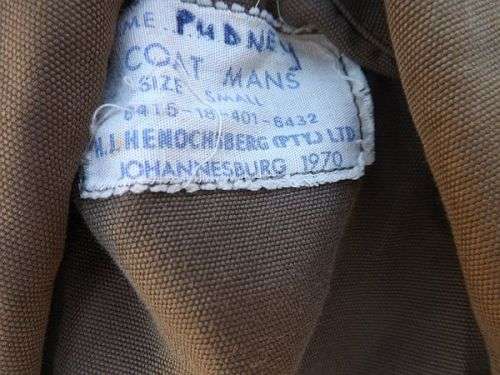 SA ARMY(SADF)  Medium  RAINCOAT/JACKET  1981  ---Good Condition ---    PayPal