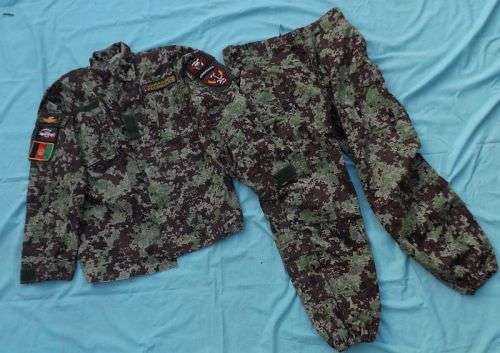 Afghan Army (ANA) Commando Camo  Set made in Afghanistan   Large
