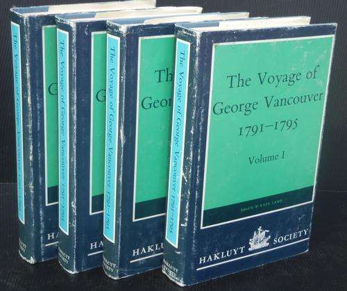 The Voyage of George Vancouver 1791-1795 Vol 1-4 ** Valued at R1200.00 **