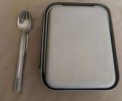 SADF / SA ARMY -- DIXIE SET PLUS CUTLERY SET (PIKSTEL) -- Hard to find