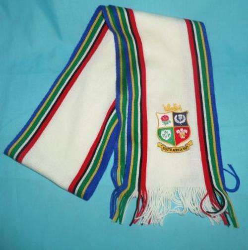 1997 BRITISH LIONS TOUR S.A. LIMITED EDITION SCARF -- AS NEW