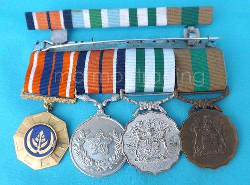 SADF ISSUED MEDAL GROUP OF FOUR