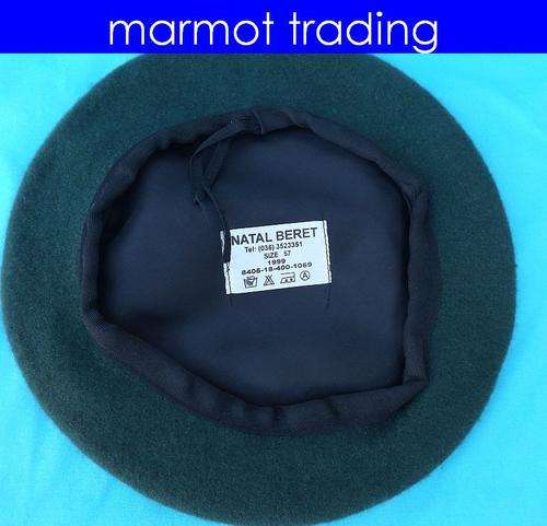 SA ARMY(SADF)  --INFANTRY GREEN BERET 1999 -- Size 57