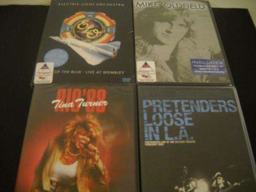 BOOST YOUR MUSIC DVD COLLECTION - 4 New Sealed DVD's Value R600.00