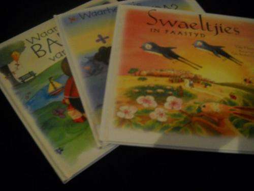 3 x Afrikaanse Kinderboeke -- Feitlik  nuut