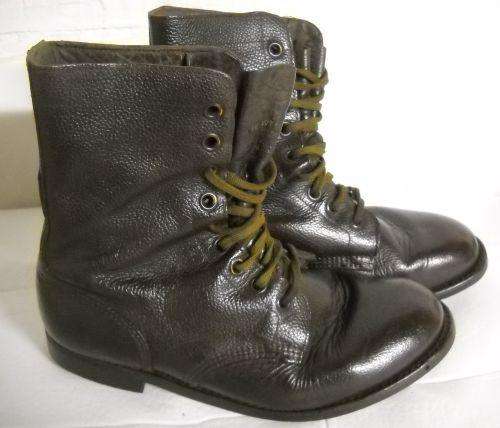 SADF ARMY --- Brown Leather Boots Size 9 or 270 ---  Good Condition