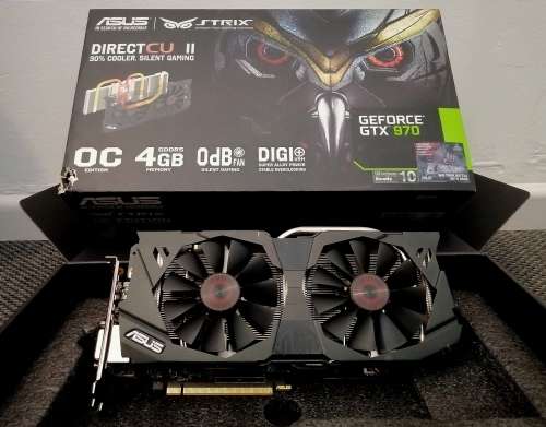 ASUS GTX 970 4GB DirectCU II OC STRIX Graphics Card
