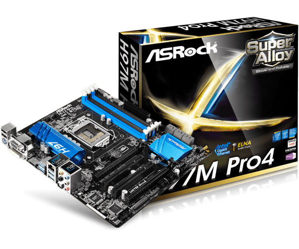 ASRock H97M Pro4 & Intel i5-4590 CPU & 16GB RAM