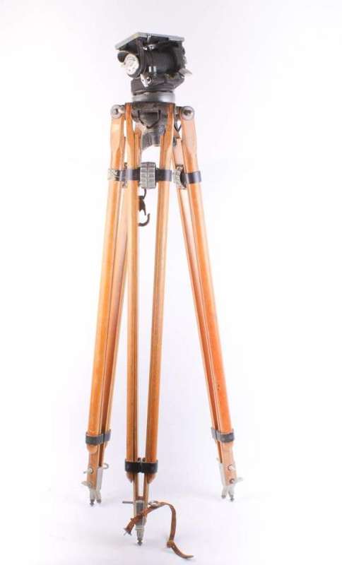 Miller orginal cine wood and metal tripod with award winning Miller Fluid Head (excell second hand)