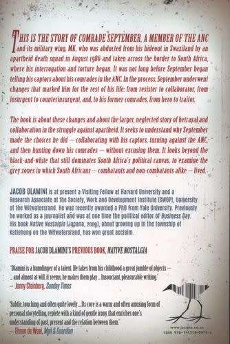 Askari - A Story Of Collaboration And Betrayal In The Anti-Apartheid Struggle Jacob Dlamini