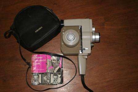 1950s/60s Sekonic Dualmatic Zoom Motion Film Camera with original bag and instruction manual