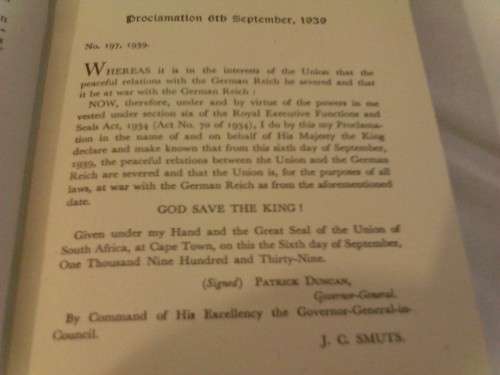 SCARCE, SOUTH AFRICA FIGHTS, BY J.S.M.SIMPSON, FIRST EDITION MAY 1941