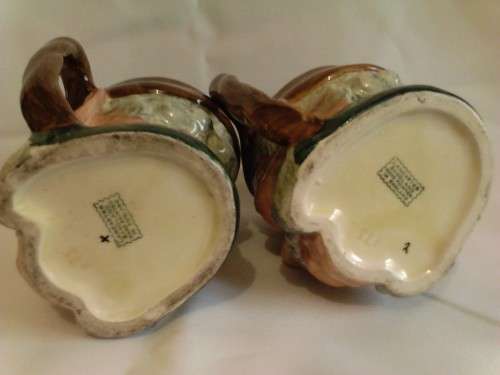 2 x BEAUTIFUL, LANCASTER SANDLAND HAND PAINTED PORCELAIN MUG'S, IN PERFECT CONDITION!!!