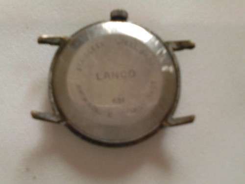 OLD, ''LANCO 17 JEWELS, INCABLOC'' WATCH, NOT WORKING, EVERYTHING IS STILL INTACT, SWISS MADE.