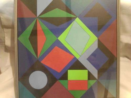 ORIGINAL "SILKSCREEN PRINT'' BEAUTIFUL FRAMED PIECE WITH VALUE!!!!!