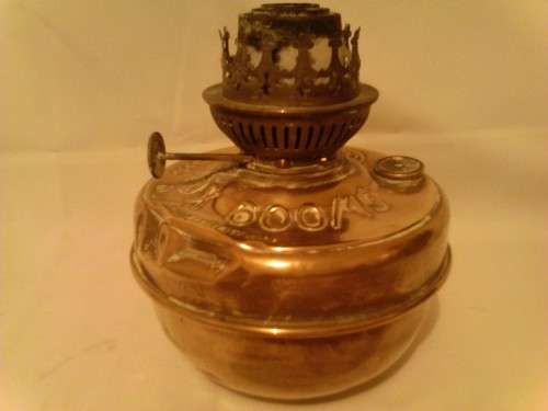 1920's GERMAN HOSALUX 600/15 BRASS LAMP, NICE ITEM TO COLLECT WITH VALUE!!!
