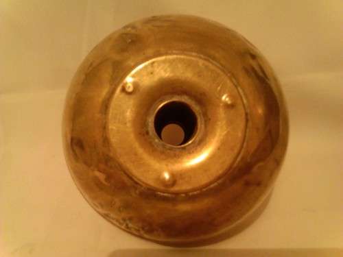 1920's GERMAN HOSALUX 600/15 BRASS LAMP, NICE ITEM TO COLLECT WITH VALUE!!!