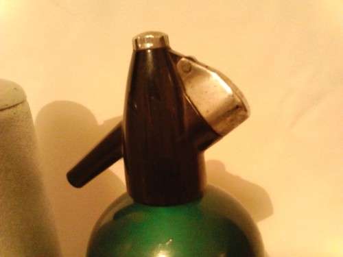 3 x VINTAGE "SODA SELTZER DISPENSER SYPHONS" 1940-50's, ITEMS WITH GOOD COLLECTION VALUE, READ BELOW