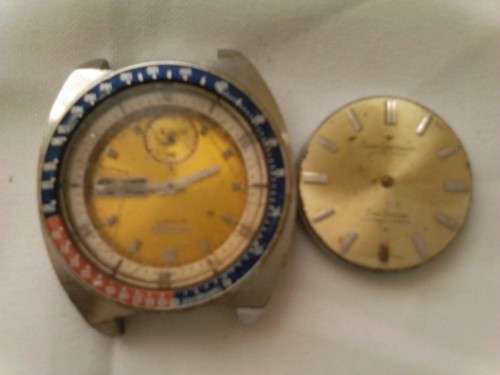 2 x SEIKO MOVEMENT FOR PARTS OR REPAIR (SPORTSMATIC SEA HORSE & AUTOMATIC WITH CASING) SEE BELOW.