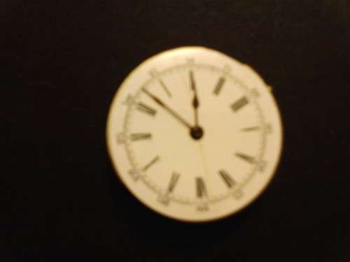 NICE LOOKING VINTAGE POCKET WATCH MOVEMENT IN GOOD CONDITION- 30mm DIAMETER,- SOLD AS PER SCANS.